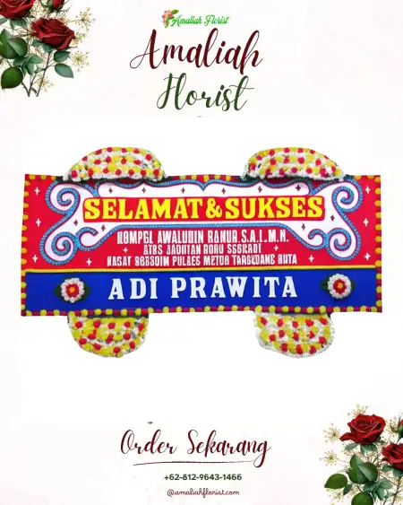 Papan Bunga Ucapan Selamat Muara Pinang